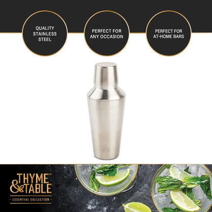 18 fl oz. Stainless Steel Cocktail Shaker