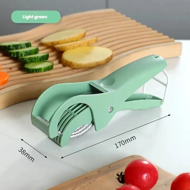 Stainless Steel Vegetable and Fruit Slicer Multi Functional Salad Slicer Kitchen Accessories