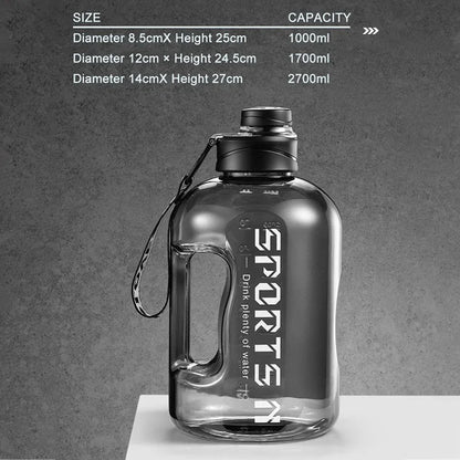 Large Capacity 2 Liter Water Bottle Sports Gym Water Kettle for Camping Travel BPA Free Drinking Bottles