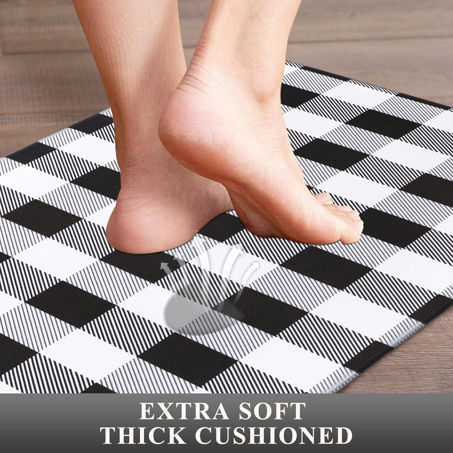 Anti Fatigue Kitchen Mat Set of 2,