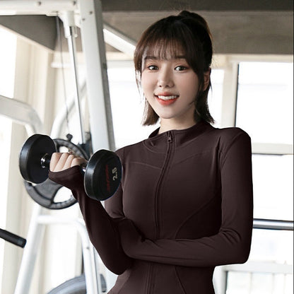 Slimming Fitness Running Top Coat