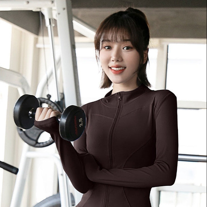 Slimming Fitness Running Top Coat