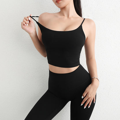 Yoga Fitness Spaghetti Strap Tank Top