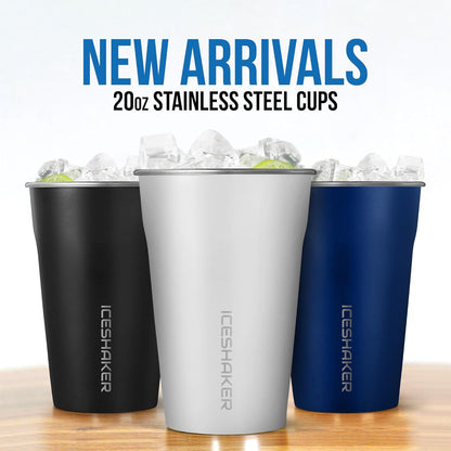 20 Oz, Blue Marble Insulated Stainless Steel Tumbler, 24+ Hours Cold & 6+ Hours Hot