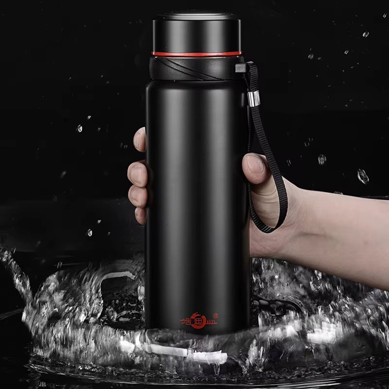 1800ML Large Capacity Thermos Bottle Stainless Steel Smart Temperature Display