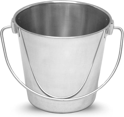 6 Quart Heavy Duty Stainless Steel round Bucket with Handle