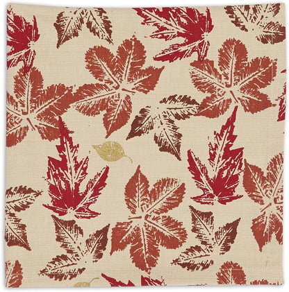 Rustic Autumn Leaves Cotton Napkin Set – 6 Pack (20x20)