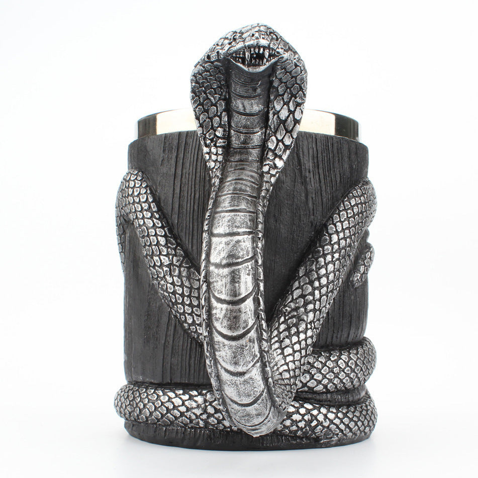 Serpent Embrace Stainless Steel Mug