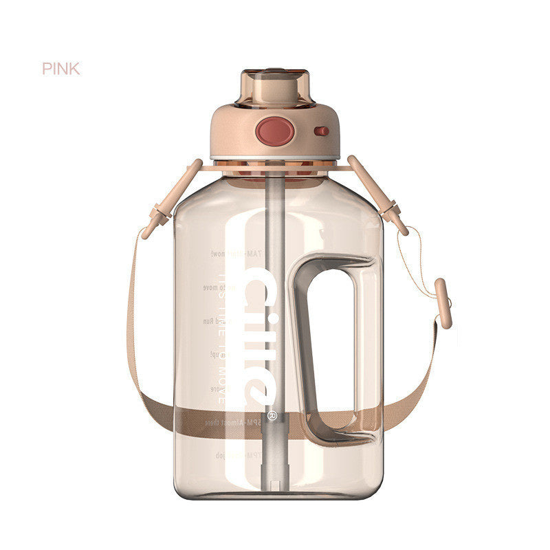 Large Capacity Tritan Water Bottle (1.5L+): Stay Hydrated with Your Favorite Infusions!