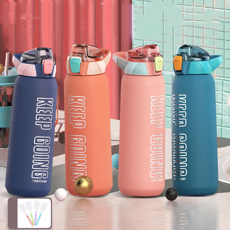 Hellodream 316 Stainless Steel Vacuum Sports Bottle (780ml): Keep Going with Insulated Hydration