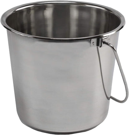 Stainless Steel Bucket (4 Gallon) - Great for Pets, Cleaning, Food Prep