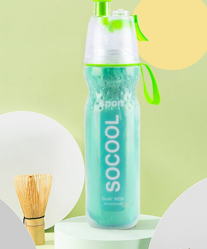 2-in-1 Hydration & Misting Water Bottle