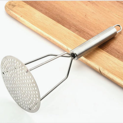 Stainless Steel Potato Masher Crush Vegetable Fruit Press Maker Kitchen Tool 