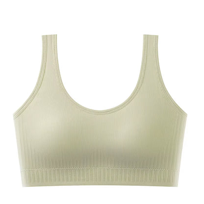 Breathable Sports Bra Anti-Sweat Fitness Top Women Seamless Yoga Bra Shockproof Crop Top Push up Sport Bra Gym Workout Top