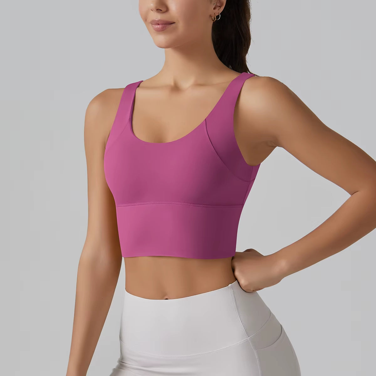 New Fitness Top Women's Push up Running Gym