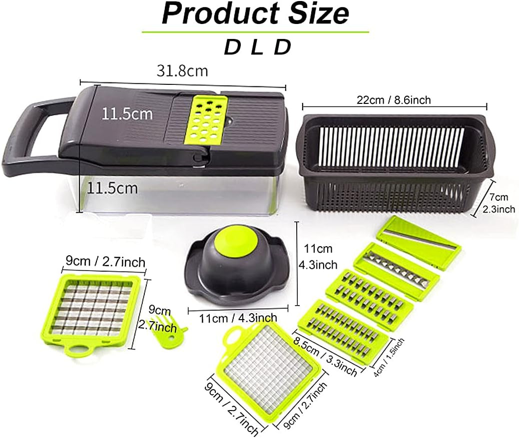 11-in-1 Multi-Function Vegetable & Fruit Chopper