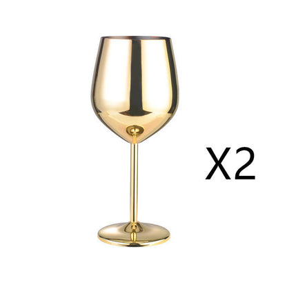 Stainless Steel Wine Glass – Durable & Stylish