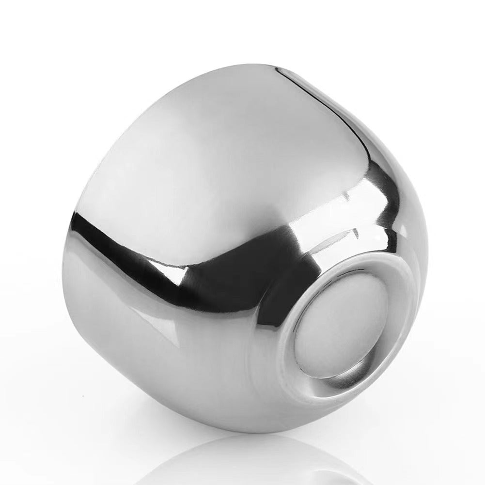 Stainless Steel Shaving Bowl – Foam & Beard Soap Cup