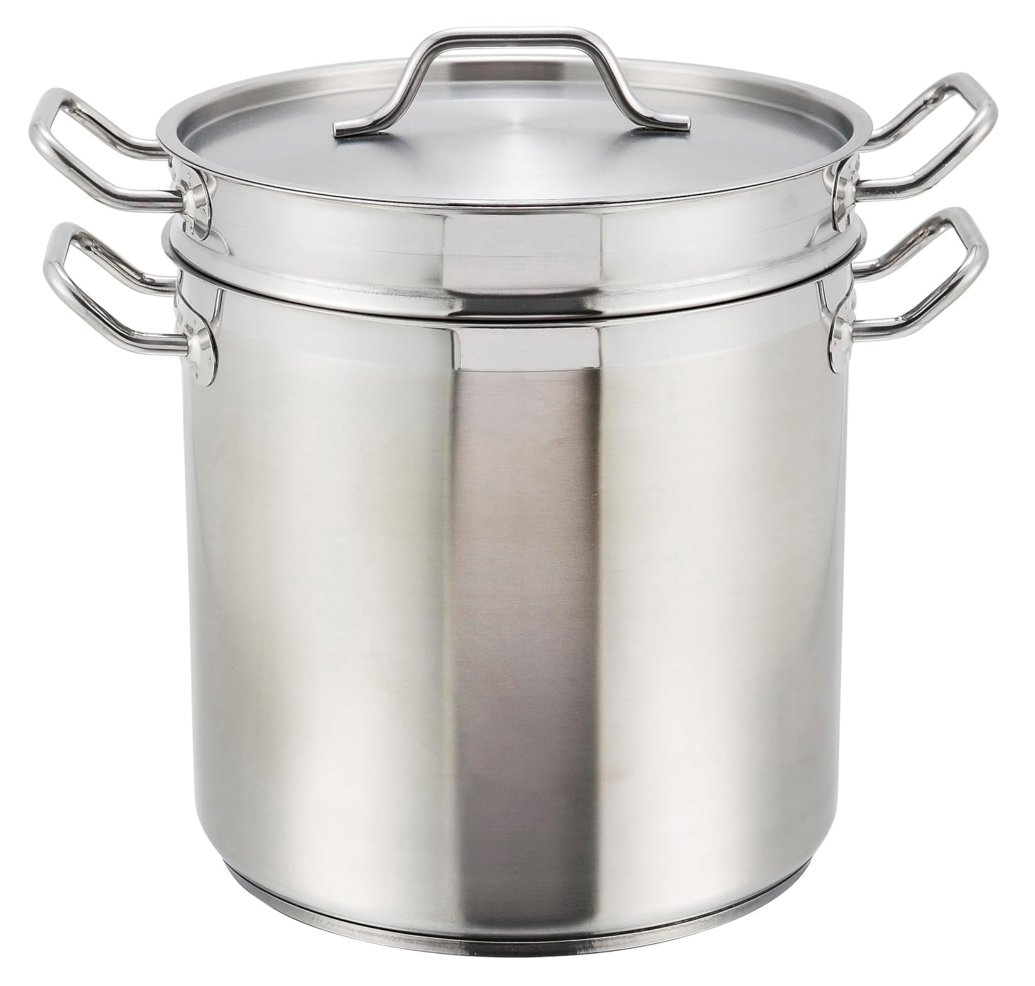 8 Quart Winware Stainless Double Boiler with Cover