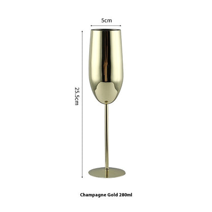 304 Stainless Steel Champagne Glass