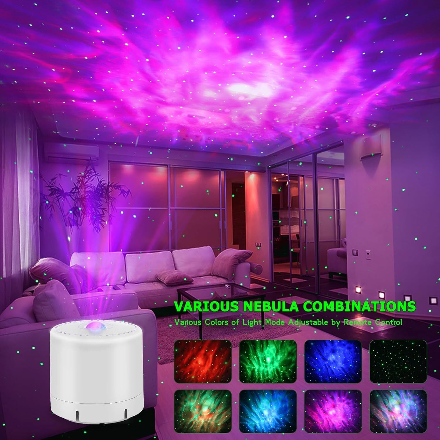 Galaxy Projector,Star Projector with Timer and Remote Control 