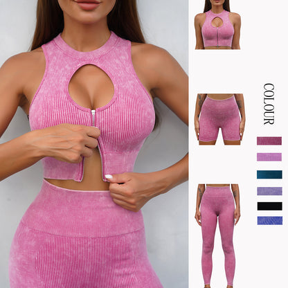 Women’s Seamless Yoga Fitness Suit