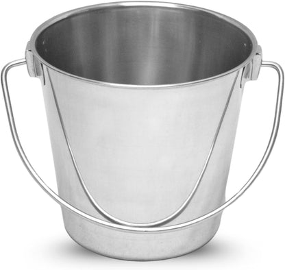 13 Quart Heavy Duty Stainless Steel round Bucket with Handle