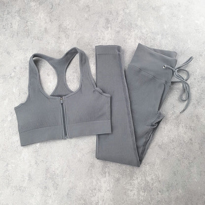 Ladies Fitness Short-sleeved Yoga Suit