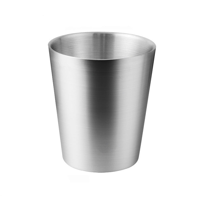 304 Stainless Steel Double Layer Mug Water Glass
