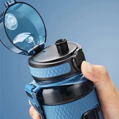Sports Water Bottles Gym Leak-Proof Drop-Proof Portable Shaker Outdoor Travel Kettle Plastic Drink Water Bottle BPA Free