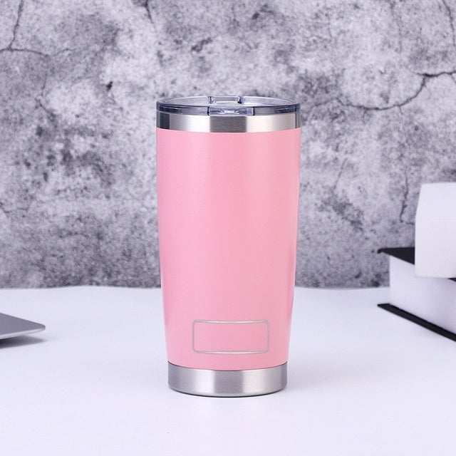 20oz Travel Mug Ice Tumbler, Stainless Steel