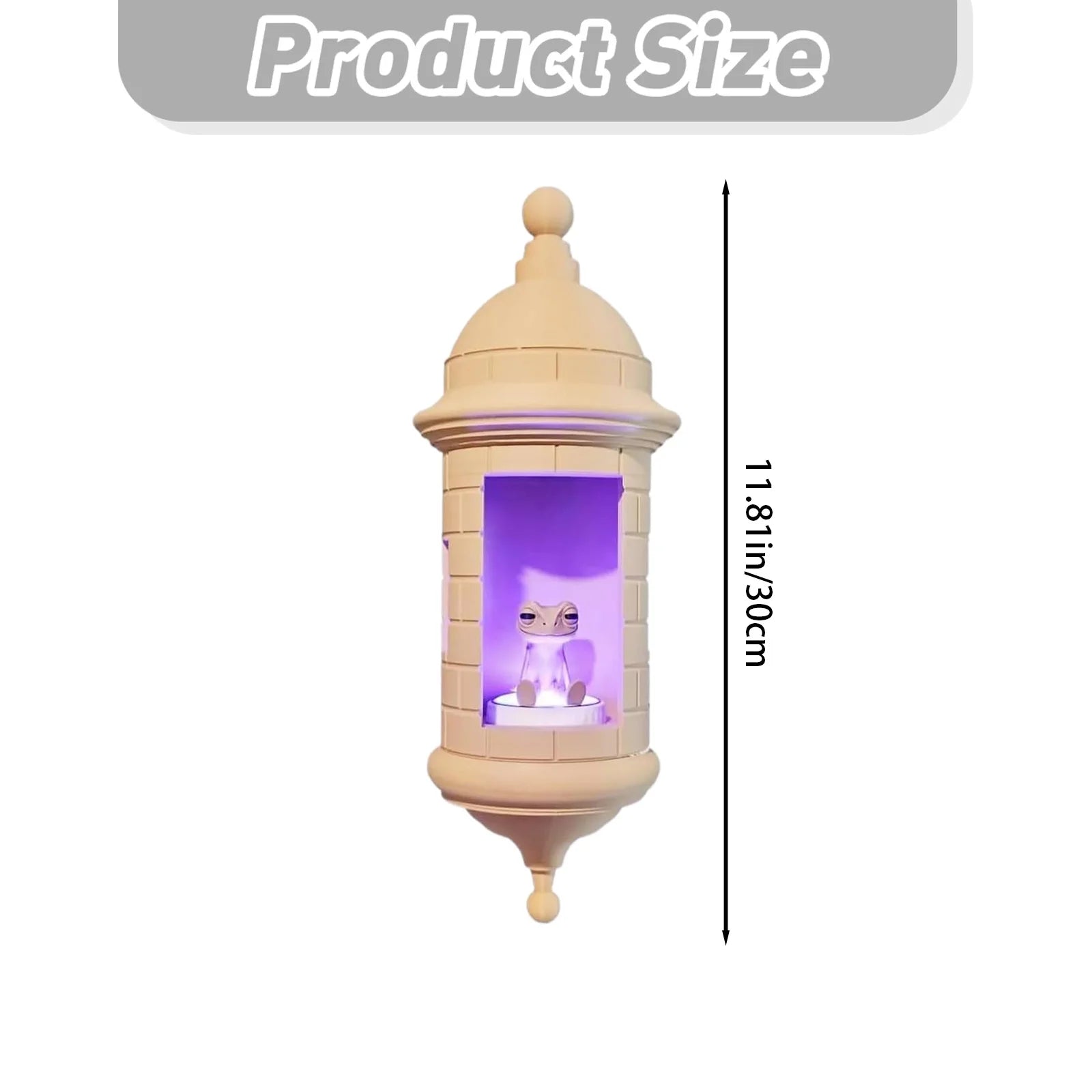 Puerto Rican Garita Wall Coqui Lamp, Puerto Rican Frog Lamp