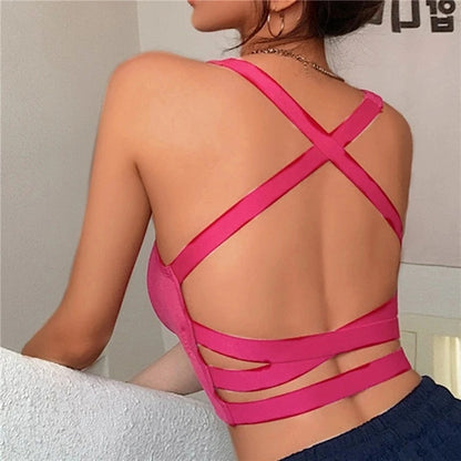 Women Seamless Fitness Top High Impact Sports Bra