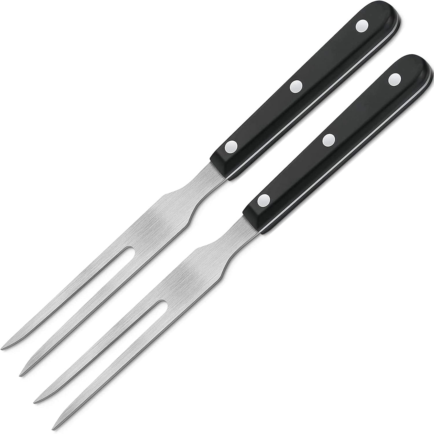 Carving Fork,  Meat Forks, 10 Inch Long Stainless Steel Forks for BBQ, Barbecue, Serving, Cooking, Grilling, Roasting (2, 10 Inch)