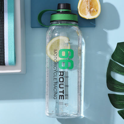 66 Route Motorcycle Racing Water Bottle: Fuel Your Ride!