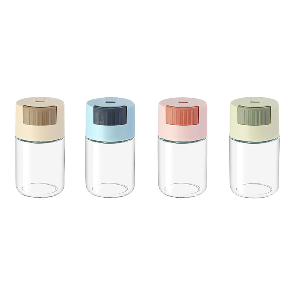Adjustable Salt Dispenser Condiments Container Sugar Bottle Spice Pepper Salts Shaker Spice Jar Salts Tank Seasoning Bottle