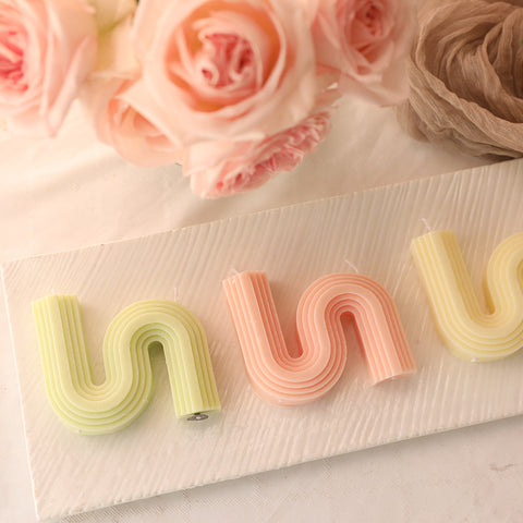 Modern Wavy Arch Scented Candle