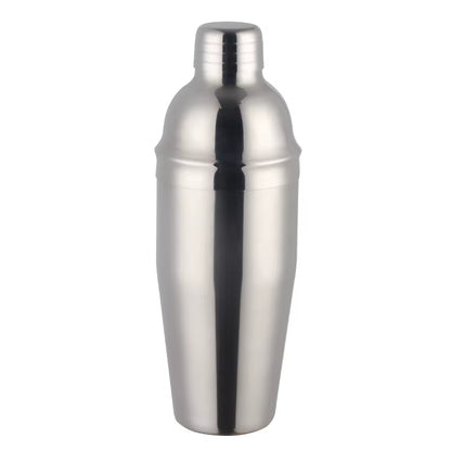 750ML Stainless Steel Boston Cocktail Set Shaker Wine Pourers Gold Bar Tool Set with Strainer Measure Cup Bartender