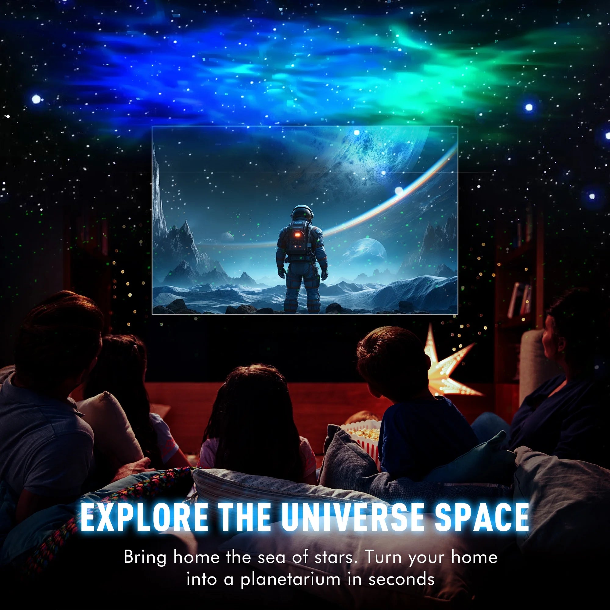 Astronaut Galaxy Projector for Bedroom