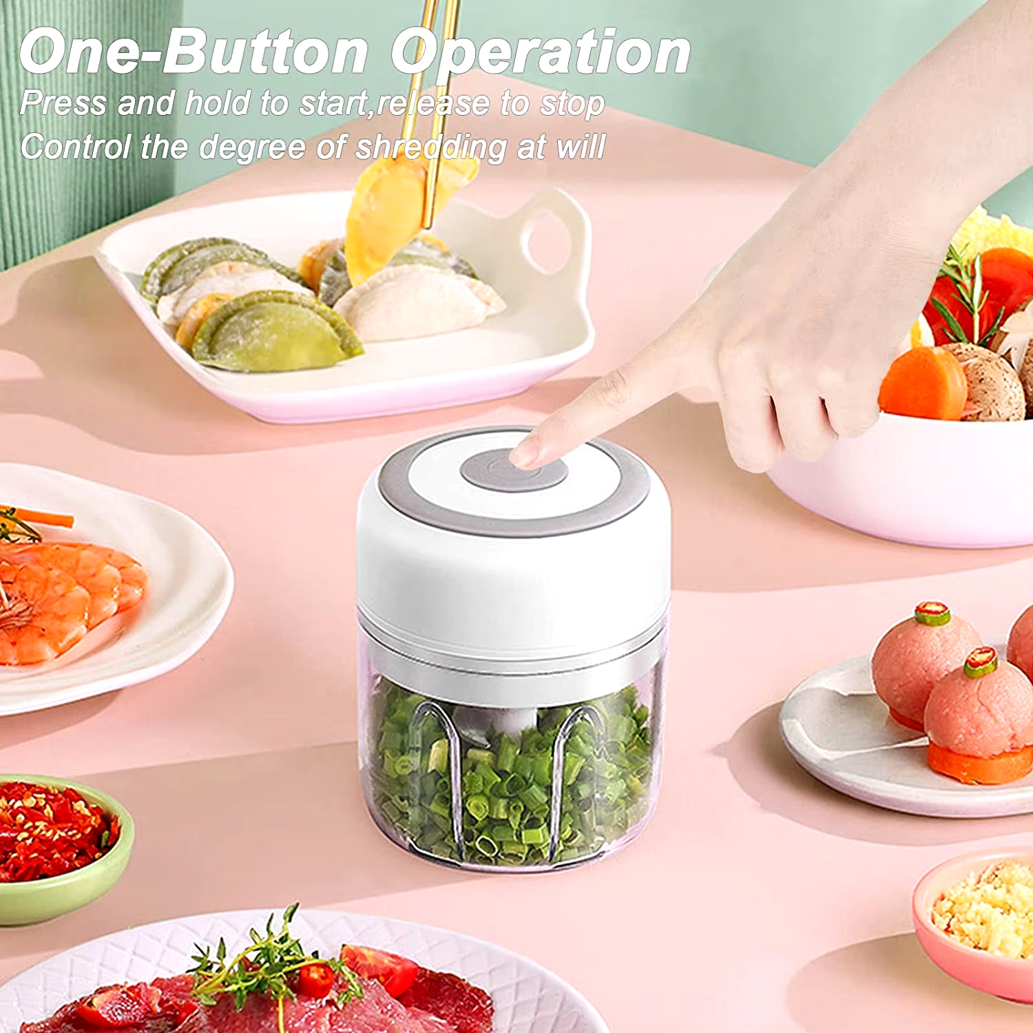 100/250ML Portable Electric Garlic Masher Crusher Garlic Chopper USB Food Kitchen Tools