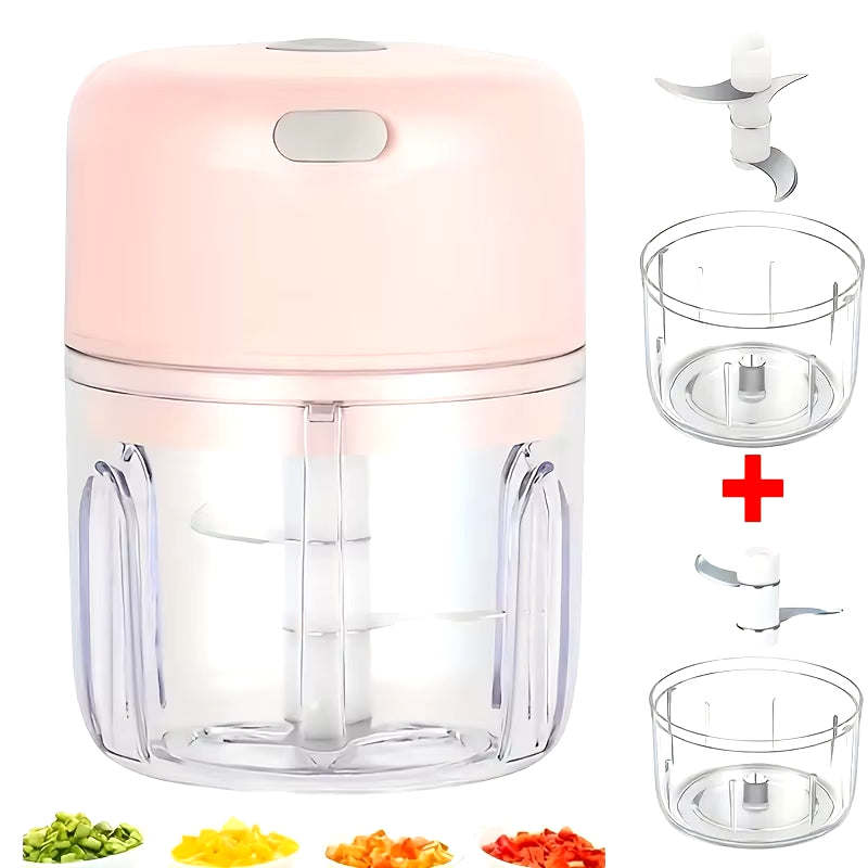 100/250ML Portable Electric Garlic Masher Crusher Garlic Chopper USB Food Kitchen Tools