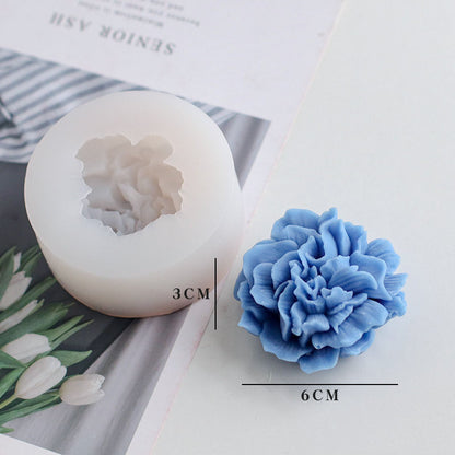 Korean Carnation Flower Scented Candle Mold