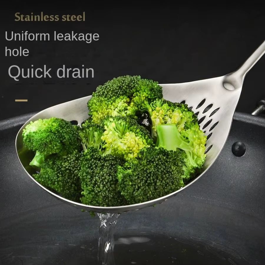 Stainless Steel Slotted Skimmer for Cooking, Kitchen Tool