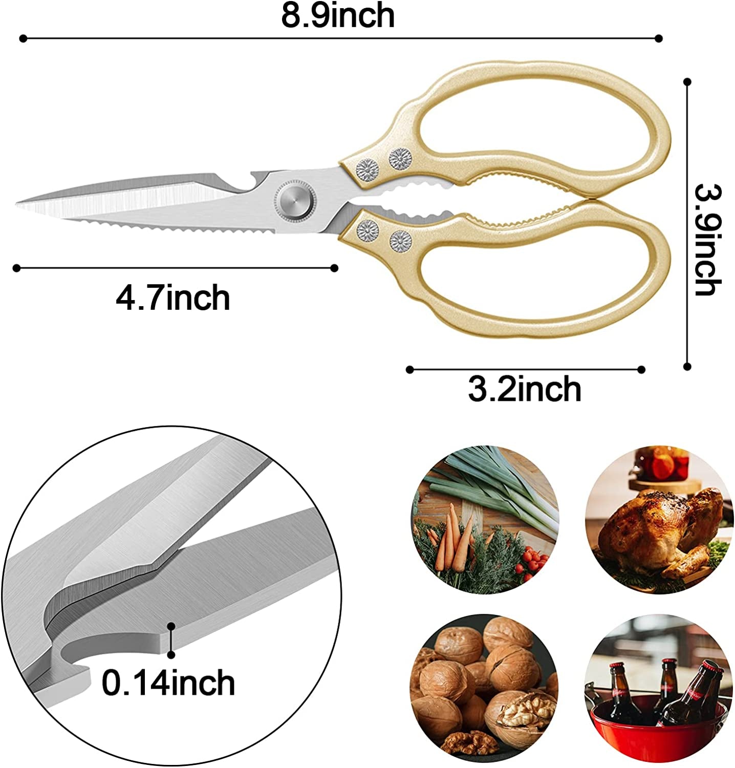 Kitchen Scissors All Purpose Heavy Duty