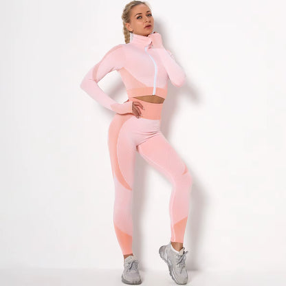 Seamless Fitness Suit Set for Women