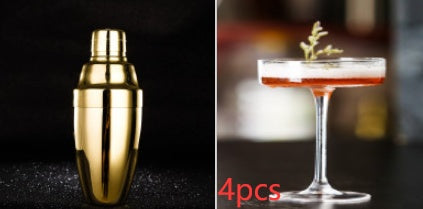 Stainless Steel Japanese-Style Cocktail Shaker – Three-Stage Bar Tool Shaker Cup