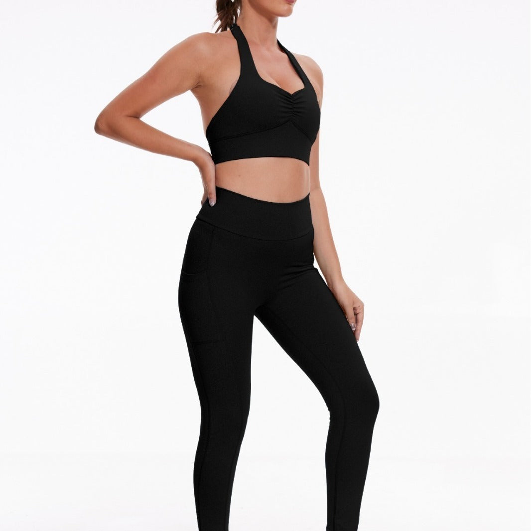 Elastic Running Fitness Suit