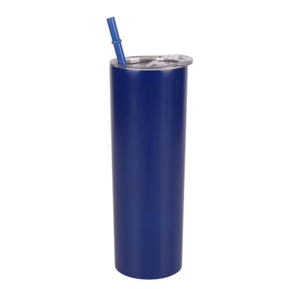 Double-Layer Stainless Steel Straw Tumbler, Insulated Slimming Water Cup