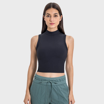 Athleisure High-Neck Tank