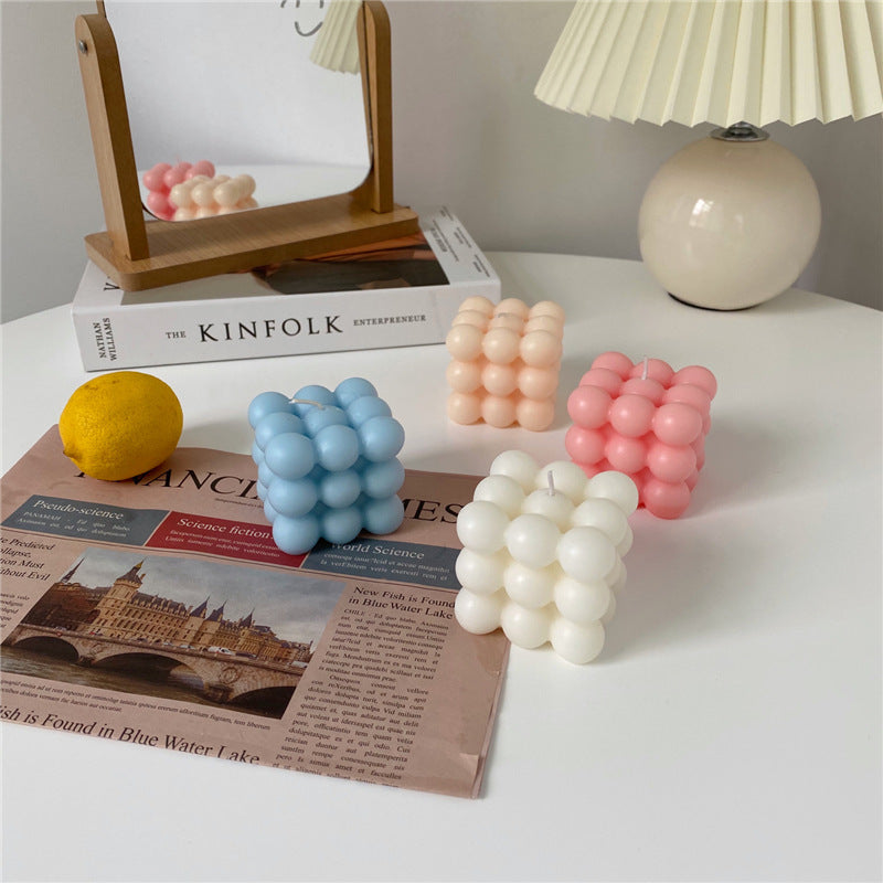 Scented Bubble Cube Candle